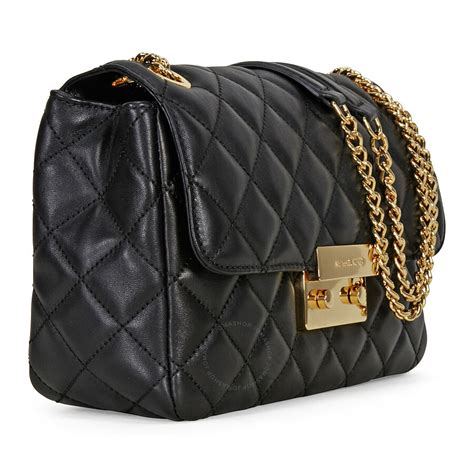 dark brown michael kors purse|michael kors black quilted handbags.